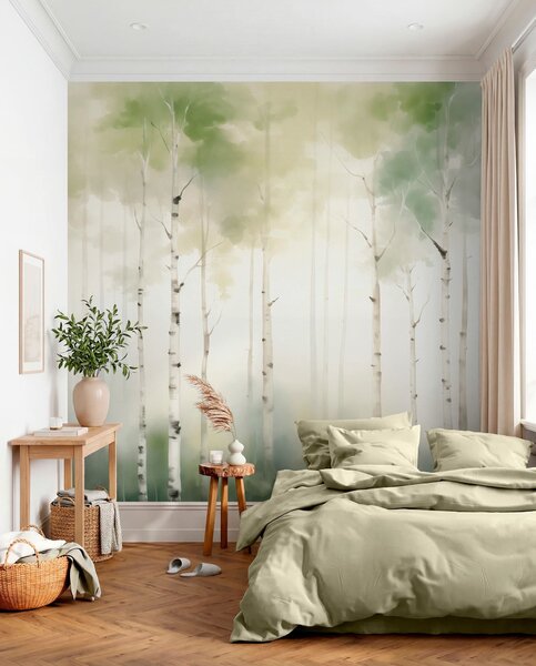 Fototapety Břízy, Fototapety les, Fototapety břízy, w05676 : uwalls.cz