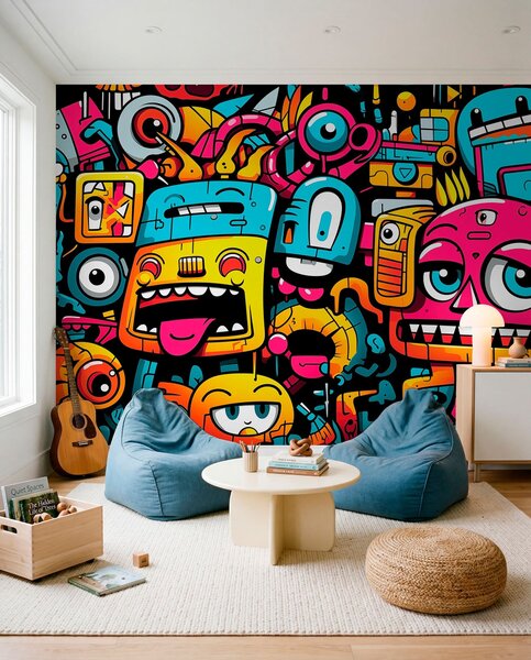 Fototapety Graffiti, Fototapety abstraktní, w05762 : uwalls.cz