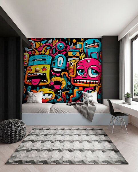 Fototapety Graffiti, Fototapety abstraktní, w05762 : uwalls.cz