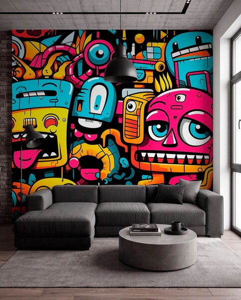 Fototapety Graffiti, Fototapety abstraktní, w05762 : uwalls.cz