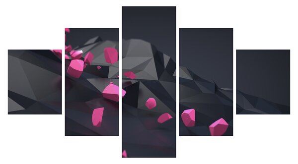 Obraz 3D abstrakce (125x70 cm)