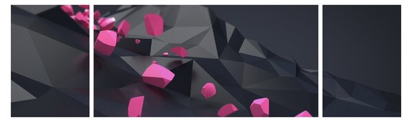 Obraz 3D abstrakce (170x50 cm)