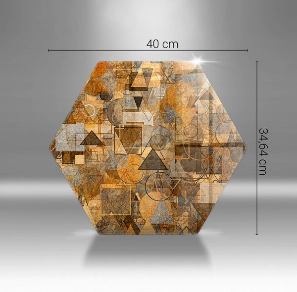 Skleněná krájecí deska Vzor bezešvé geometrických obrazců