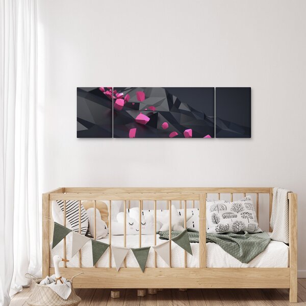 Obraz 3D abstrakce (170x50 cm)
