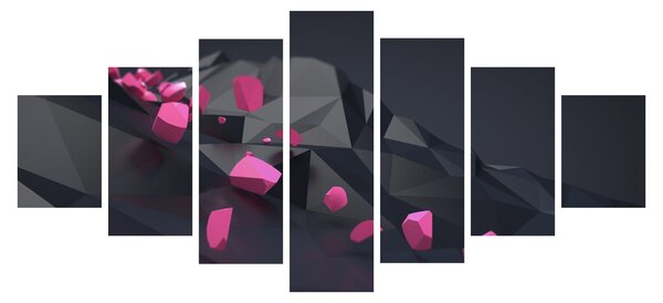 Obraz 3D abstrakce (210x100 cm)