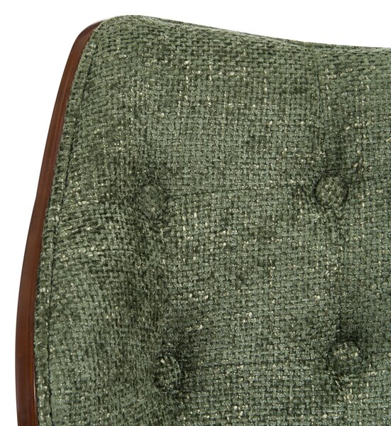 Židle k psacímu stolu LOMPOC Žinylka Tmavě zelená