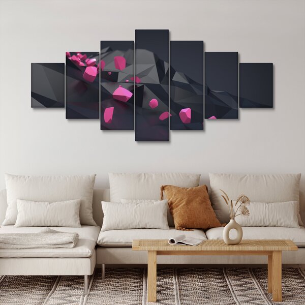 Obraz 3D abstrakce (210x100 cm)