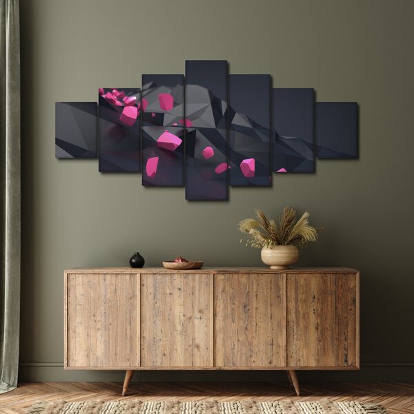 Obraz 3D abstrakce (210x100 cm)