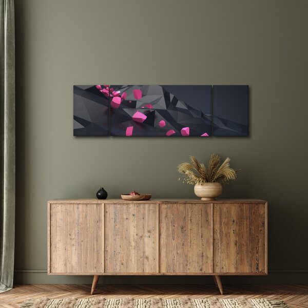 Obraz 3D abstrakce (170x50 cm)