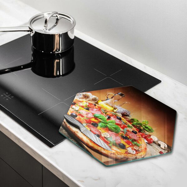 Skleněná krájecí deska Italská pizza