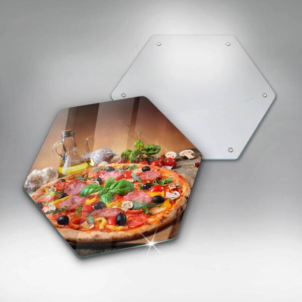 Skleněná krájecí deska Italská pizza