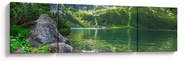 Obraz jezera v Tatrách (170x50 cm)