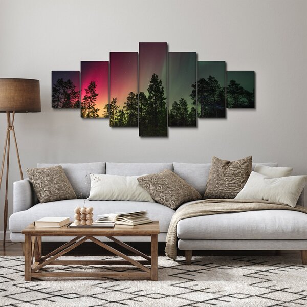 Obraz polární záře (210x100 cm)