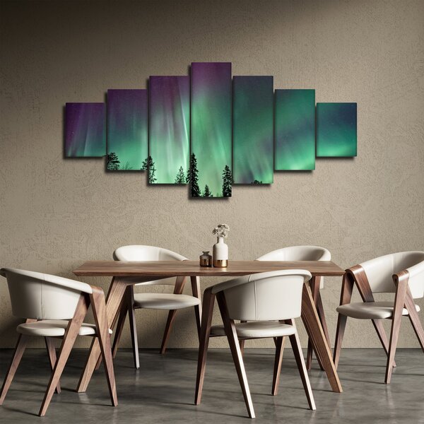 Obraz polární záře (210x100 cm)
