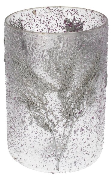 Svícen Twig II ⌀20cm silver