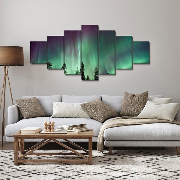 Obraz polární záře (210x100 cm)