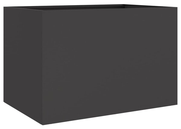 Truhlík černý 62 x 47 x 46 cm ocel
