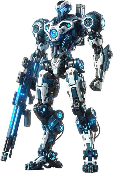 Ultra robot textilní přelepitelná samolepka na zeď arch 31 x 47 cm