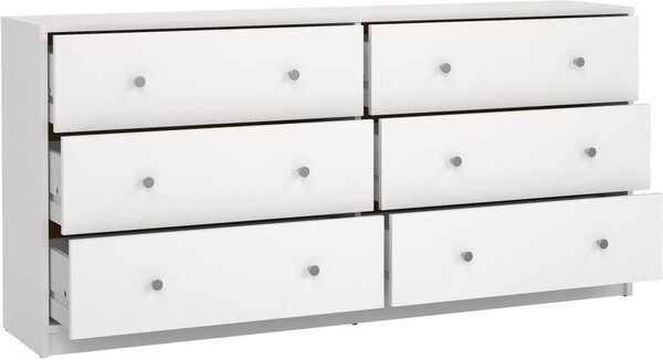 FALCO Komoda Myras 143 cm bílá