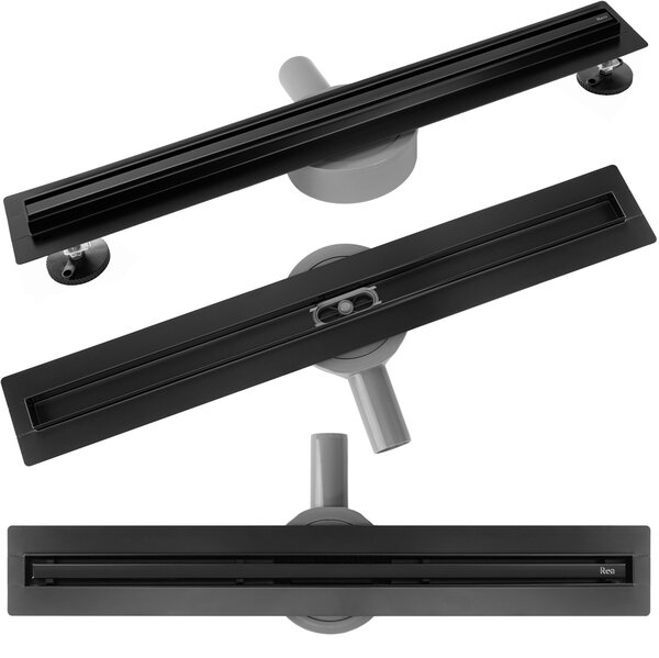 Odtokový žlab Neox Slim pro black 50