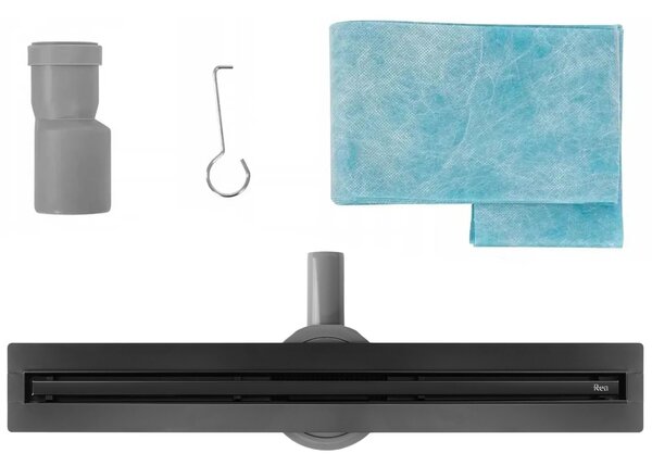 Odtokový žlab Neox Slim pro black 50