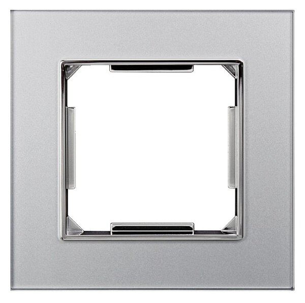 Elhard Skleněný jednoduchý rámeček Royal Glass Elegant, stříbrný YE3101S