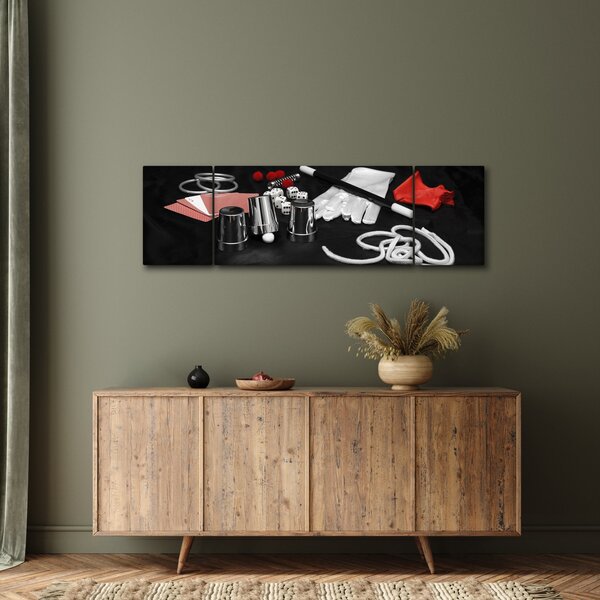 Obraz věcí kouzelníka (170x50 cm)