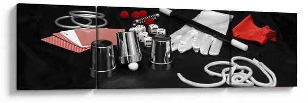 Obraz věcí kouzelníka (170x50 cm)