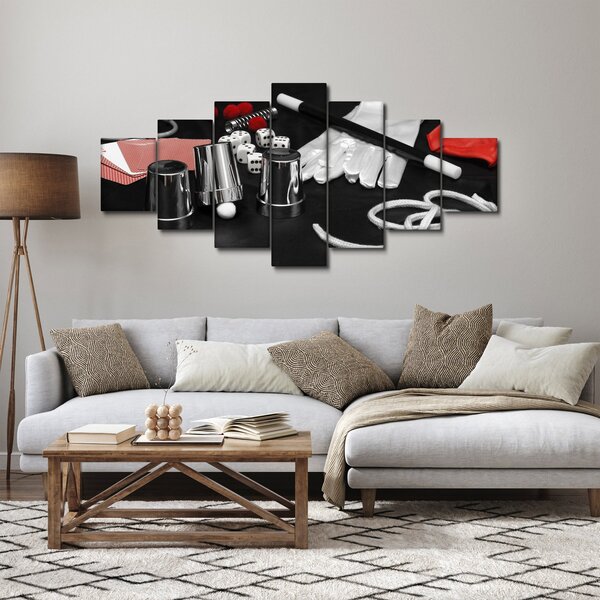 Obraz věcí kouzelníka (210x100 cm)