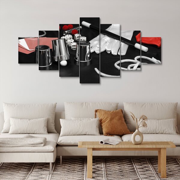 Obraz věcí kouzelníka (210x100 cm)