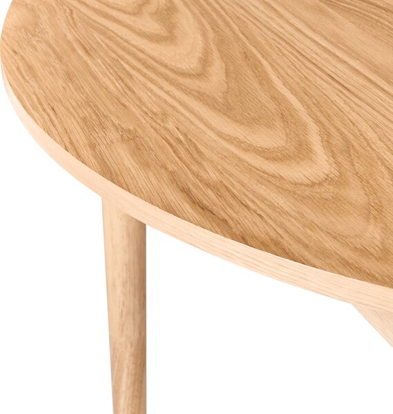 Rozkládací jídelní stůl ECHO Světlý dub 107/137 cm 107 cm