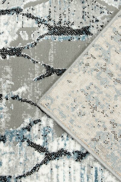 Koberec HOME NP135A GREY / BLUE HERMES