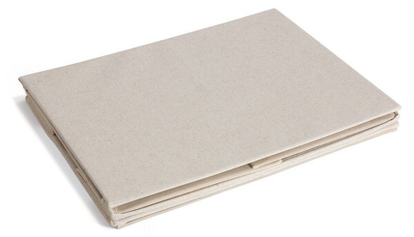 Béžový látkový úložný box s víkem 31x41x22 cm Soft Storage Medium – Bigso