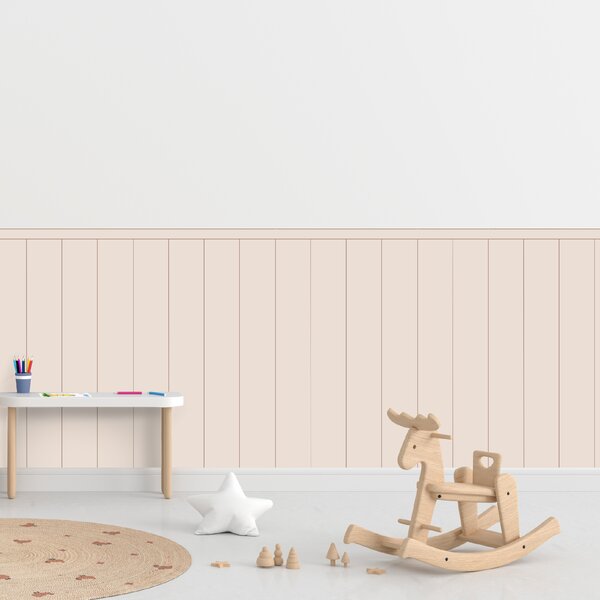 PIPPER. Textilní samolepící tapeta - Obdélník - Hnědá barva Barva: Bledá, Velikost: 80cm