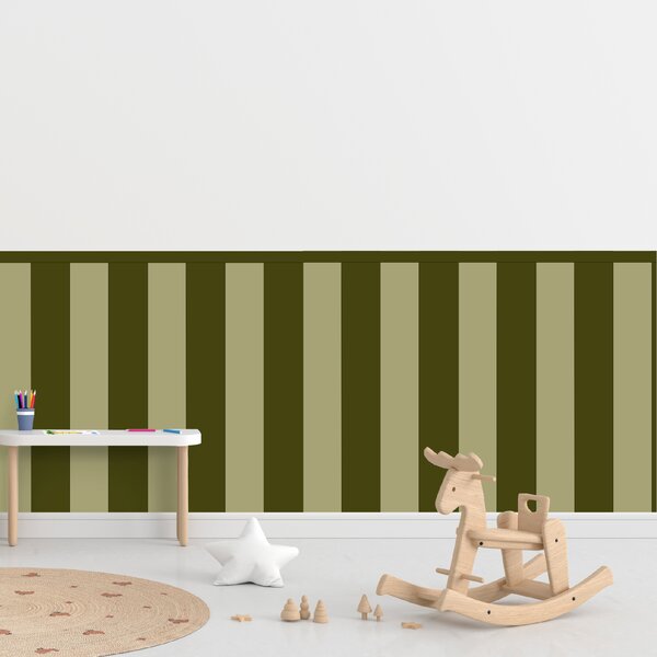 PIPPER. Textilní samolepící tapeta - Obdélník - Khaki barva Barva: Bledá, Velikost: 80cm