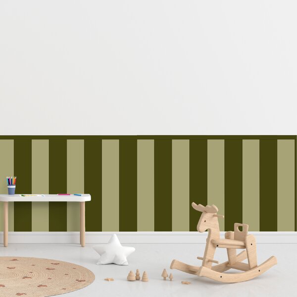 PIPPER. Textilní samolepící tapeta - Obdélník - Khaki barva Barva: Bledá, Velikost: 80cm