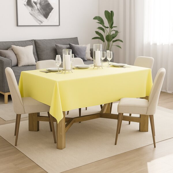 Ubrus Standard pastelově žlutý Barva Žlutá Rozměry 90x90 cm
