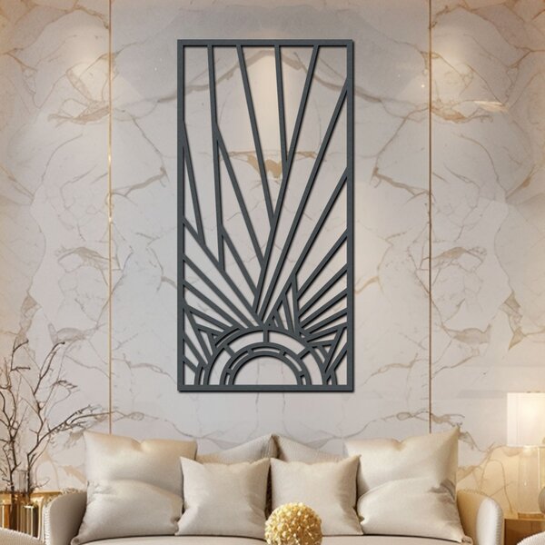 Dřevěný panel GATSBY VI | Rozměry (cm): 30x60 | Zvolte barvu dekoru: Černá