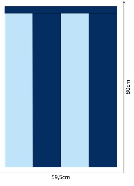 PIPPER. Textilní samolepící tapeta - Obdélník - Námořnická modrá barva Barva: Tmavá, Velikost: 100cm