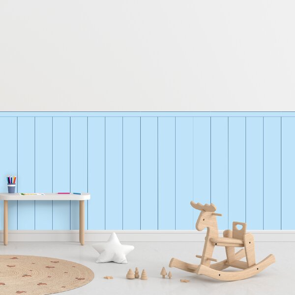PIPPER. Textilní samolepící tapeta - Obdélník - Námořnická modrá barva Barva: Tmavá, Velikost: 100cm