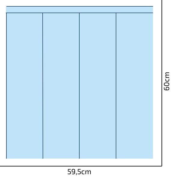 PIPPER. Textilní samolepící tapeta - Obdélník - Námořnická modrá barva Barva: Tmavá, Velikost: 100cm