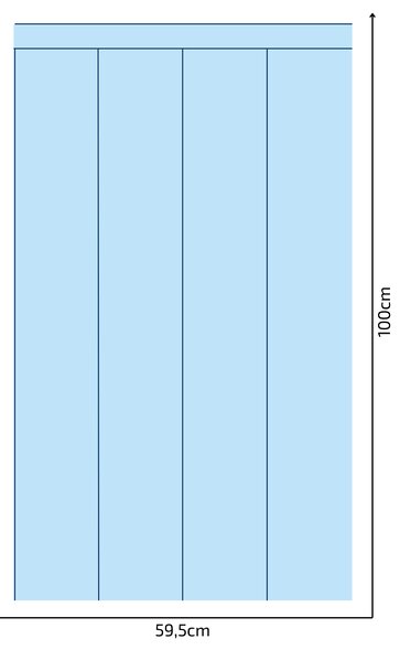 PIPPER. Textilní samolepící tapeta - Obdélník - Námořnická modrá barva Barva: Tmavá, Velikost: 100cm