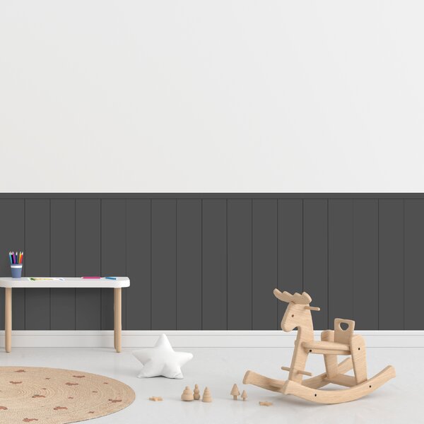PIPPER. Textilní samolepící tapeta - Obdélník - Šedá barva Barva: Bledá, Velikost: 80cm