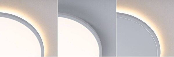 Paulmann LED stropní svítidlo Atria Shine, bílé, Ø 29 cm 3 000 K, Bílá / opál, Obývací pokoj / jídelna, Plast, Moderní