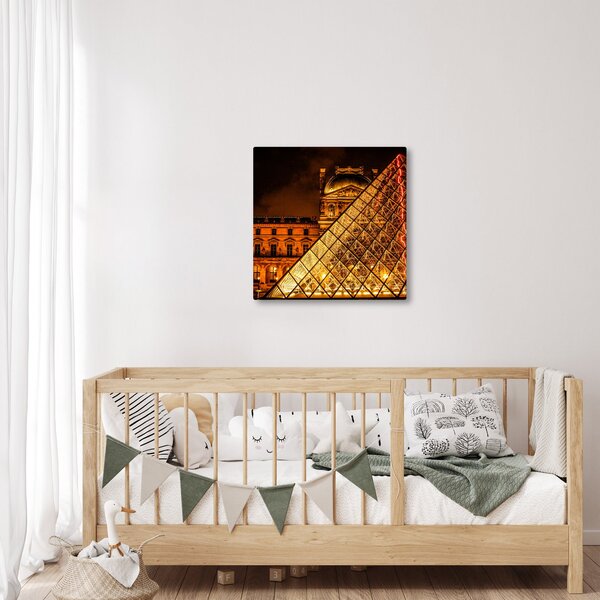Obraz Louvre v Paříži (30x30 cm)