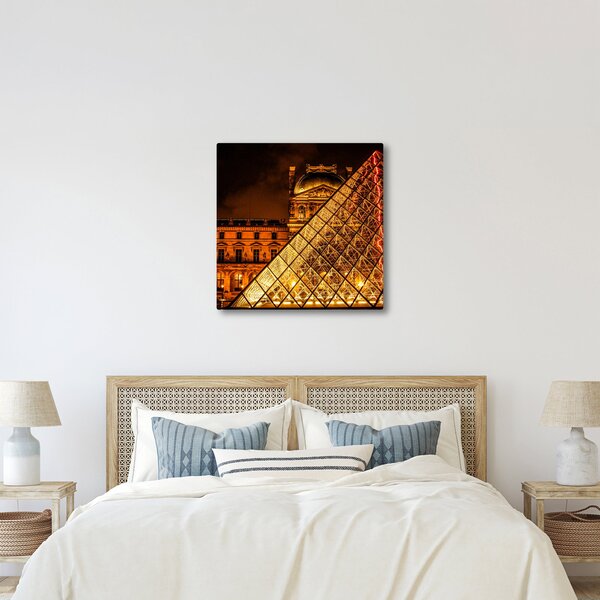 Obraz Louvre v Paříži (30x30 cm)