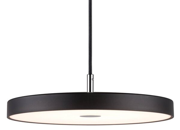 Paulmann LED závěsné světlo Hildor, černá Ø 31 cm 3stupňové stmívatelné, stmívatelný, Černá, Obývací pokoj / jídelna, kov, Moderní
