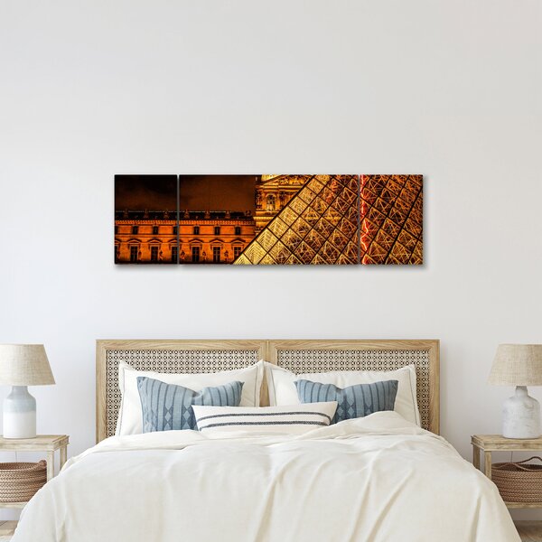 Obraz Louvre v Paříži (170x50 cm)