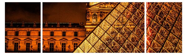 Obraz Louvre v Paříži (170x50 cm)