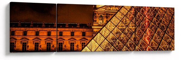 Obraz Louvre v Paříži (170x50 cm)